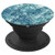 Scratched Stone Blue Marble Texture Pop Mount Socket Grip - PopSockets Grip and Stand for Phones and Tablets