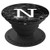 Cute Letter N Monogram Initial Socket Grip, Black Marble - PopSockets Grip and Stand for Phones and Tablets