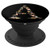 Cute First & Last Initial Monogram Letter A on Black PS20001 - PopSockets Grip and Stand for Phones and Tablets
