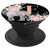 Elephant Flowers Black Monogram Name Initial Letter E - PopSockets Grip and Stand for Phones and Tablets