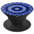 Blue Circle Floral Geometric Pattern Round - PopSockets Grip and Stand for Phones and Tablets