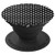 White Dots On A Black Background Ripples Pattern - PopSockets Grip and Stand for Phones and Tablets
