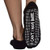 Life By Lexie I Can't I Have Barre Grip Socks (Black/White)