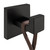 AUSWIND Antique Black Oil Bronze Coat Hook 304 Stainless Steel Solid Square Base Robe Hook Wall Mount Bathroom Lavatory YR1