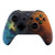 eXtremeRate Orange Star Universe Patterned Faceplate Cover, Soft Touch Front Housing Shell Case, Comfortable Soft Grip Replacement Kit for Xbox One S & Xbox One X Controller Model 1708