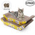 Cat Scratcher Cardboard with Catnip, Recycle Corrugated Scratching Pad Reversible Replacement Scratcher Pad Lounge Sofa Bed (2 Pack)