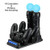 Linkstyle 4 in 1 Controller Charging Dock Station Stand for Playstation PS4 PSVR VR Move, Quad Charger for Ps4 Move Controller and Vr