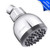 Shower Head - JETERY 3 Inch High Pressure High Flow Showerhead - Universal Fixed Replacement for Bathroom, Removable Water Restrictor for Best Shower Spa and Relaxation - Chrome