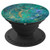 Monogram Initial C Peacock Feather Teal - PopSockets Grip and Stand for Phones and Tablets