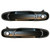 1998-2003 Toyota Sienna Front Black Outside Outer Exterior Door Handle with Keyhole Pair Set Left Driver AND Right Passenger Side (1998 98 1999 99 2000 00 2001 01 2002 02 2003 03)