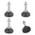 uxcell Furniture Levelers, M10 x 48mm Threaded Adjustable Table Chair Leg Feet, 4Pcs