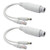 ANVISION 2-Pack Active 48V to 12V Waterproof PoE Splitter Adapter, IEEE 802.3af Compliant 10/100Mbps IP Camera AP Voip Phone and More, White