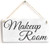 Meijiafei Makeup Room - Vintage PVC Sign/Plaque 10"x5"
