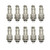 Raogoodcx 10Pcs 3 Pin Aviation Connector Male Female Plug Metal GX12 Panel Connector Socket Plug