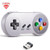 2.4 GHz Wireless USB Controller Compatible with Super Famicom Games, iNNEXT SNES Retro USB Classic Controller Joypad Joystick for Windows PC MAC Linux Genesis (Multi-Colored Keys)