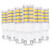 JandCase G9 LED Light Bulbs, 40W Halogen Equivalent, 500LM, 5W, Soft White 3000K, G9 Bulbs for Chandelier, Ceiling Fixture, 6 Pack
