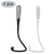 E ELELIFE LED USB Keyboard Light,USB Reading Lamp Laptop Light Computer Light USB Dimmable Touch Switch for Keyboard with Flexible Gooseneck (2 Pack)