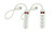 HomeHopes Wall Mounted Power Strips, Heavy Duty Power Strips White, Electric Power Strips 4 Outlets