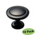 goldenwarm Cabinet Knobs Round Black Knobs 10 Pack - HD0320BK Cabinet Hardware Knobs Metal Drawer Knobs for Dresser Drawers Black Cabinet Door Knobs