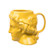 FLY SPRAY Greek Roman Statue Coffee Mug Ceramic Novelty Sculptured Portrait Shaped Creative Art Mug Large Capacity Unique Exquisite Drinks Cup for Juice Milk Or Tea 21 oz Yellow