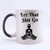 SCSF Buddha Let That Shit Go Coffee Mug Color Change Heat Sensitive Morph Tea Cup 11 Ounces