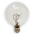 GE 17730-12 40 Watt Decorative Candelabra Globe G16.5 Light Bulb, Crystal Clear, 12-Pack