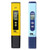 Pancellent Water Quality Test Meter TDS PH 2 in 1 Set 0-9990 PPM Measurement Range 1 PPM Resolution 2% Readout Accuracy (Yellow)