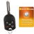 Discount Keyless Replacement Uncut Car Remote Fob Key Combo Compatible with Ford Flex CWTWB1U793