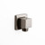JiaYouJia Solid Brass Square Shower Wall Supply Elbow for Hand Shower in Brushed Nickel