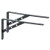 Alise Stainless Steel Brackets Floating Shelves Tripod Triangle Heavy Duty Shelf Bracket Support Wall Hanging 12 Inch,Black 1-Pair