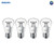 Philips LED Dimmable A15 Soft White Light Bulb with Warm Glow Effect 450-Lumen, 2700-2200-Kelvin, 5.5-Watt (40-Watt Equivalent), E26 Base, Clear, 4-Pack