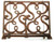 Esschert Design C8032 Cookbook Stand - Rusted Finish
