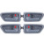 ECCPP Door Handles Interior Inner Inside Front Rear Right Left Side for 1997 1998 1999 2000 2001 Toyota Camry Gray(4pcs)