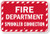 SmartSign "Fire Department Sprinkler Connection" Sign | 12" x 18" 3M Engineer Grade Reflective Aluminum