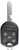KeylessOption Keyless Entry Remote Control Fob Uncut Blank Ignition Car Key Remote Start for CWTWB1U793