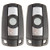 SCITOO Replacement fit for 2PCS 3 Buttons 315MHz Keyless Entry Control Remote Ignition Key Fob BMW Series KR55WK49127