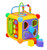 Baby Activity LEARNERS Cube with Gears, Mirror, Abacus, Bead Maze, Shape sorter, Play Cube for Infants & Toddlers Teaches Cognitive and Motor Skills BPA-Free