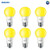 Philips LED 463190 60 Watt Equivalent Yellow A19 LED Bug Light Bulb, 6 Pack, Piece