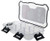 Husky 12 in. 9-Compartment Waterproof Heavy-Duty Storage Bin Small Parts Organizer