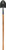Seymour SV-LR70 44-Inch Hardwood Handle Lady Floral Round Point Shovel
