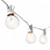 Deneve 50 Ft Globe String Lights G40 Bulbs, White - Connectable Strings Lights for Bedroom, Outdoor String Lights, String Lights Outdoor, String Lights Indoor