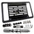 Aootf Front License Plate Bracket Frame- Compatible BMW E Series Tag Holder, Front Bumper Tow Hook License Plate Mounting Bracket License Tag Relocation Support Holder Kit (Frame Compatible BMW E)