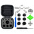 eXtremeRate Metal Magnetic 18 in 1 D-Pads Thumbsticks Joysticks Paddles Hair Trigger Locks T8H Cross Screwdriver Repair Replacement Parts Kits for Xbox One Xbox One Elite Xbox One S X Controller