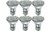 GE Lighting 69164 38-watt 490-Lumen Energy-Efficient Halogen Spotlight Bulb with Medium Base, 6-Pack