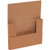 Aviditi M961K Corrugated Easy-Fold Mailer, 9-5/8" Length x 6-5/8" Width x 1-1/4" Height, Kraft (Bundle of 50)