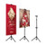 HUAZI Double-Sided Poster Stand,Floorstanding Sign Stand for Display,Height Adjustable up to 73 inches for Board Sign (Stand only)