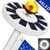 Solar Flag Pole Light, Flagpole Solar Light 800Lux- Hallomall 48LED Downlight Lighting for 15 to 25 Ft Flag Pole Topper, 3 Modes, Auto On/Off Night Light {Upgraded Version }