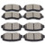 SCITOO Ceramic Disc Brake Pads Set Fit for 2007 2008 2009 2010 2011 2012 2013 2014 2015 2016 Jeep Wrangler,2008 2009 2010 2011 2012 Jeep Liberty,2007 2008 2009 2010 2011 Dodge Nitro