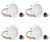 Hyperikon 4 Inch LED Recessed Lighting, 9W (65 Watt), Dimmable Downlight, 4000K Daylight, 4 Pack