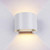 INHDBOX 12W Dimmable Outdoor Wall Sconces, Adjustable Waterproof Wall Lamps- 3000K Warm Light LED Aluminum Exterior Lights